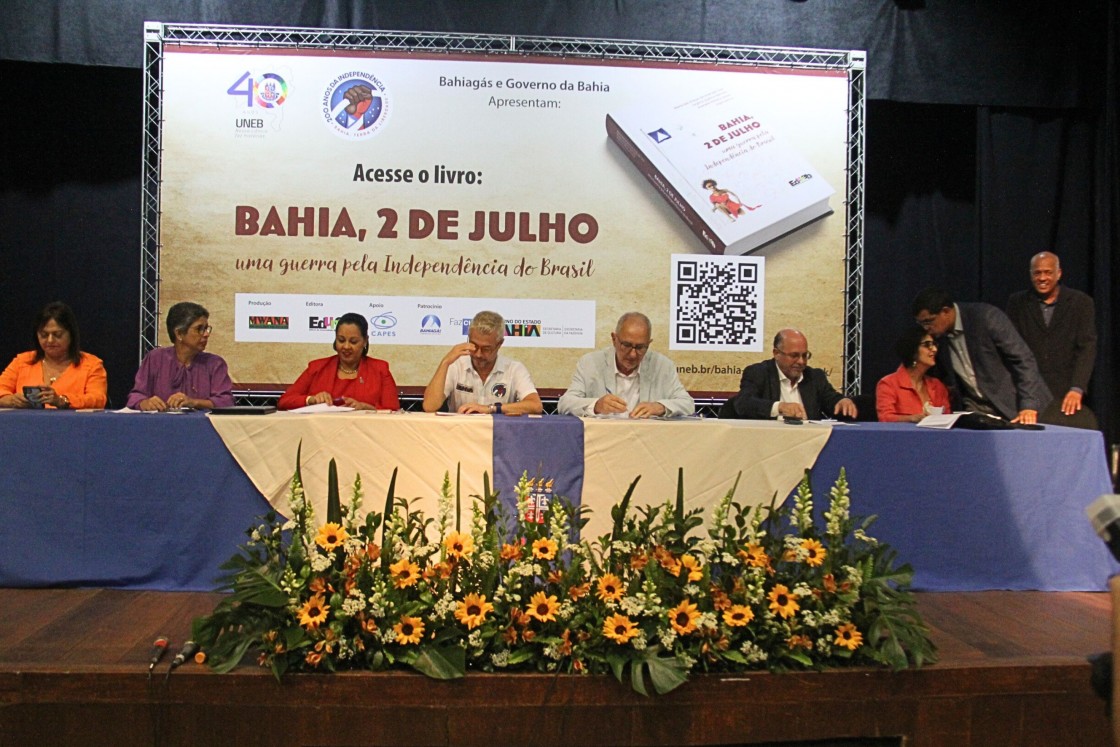 Uneb lança coletânea sobre o 2 de Julho, com patrocínio da Bahiagás