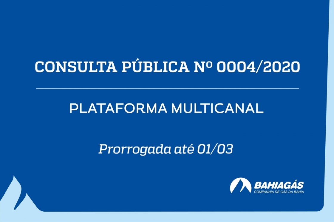 Consulta Pública nº 0004/2020