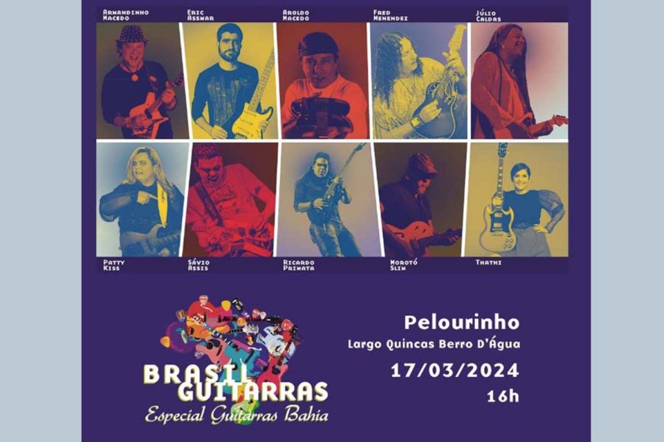 Brasil Guitarras acontece 17/03, com patrocínio da Bahiagás